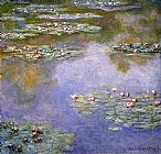 Water Canvas Paintings - Water-Lilies 07